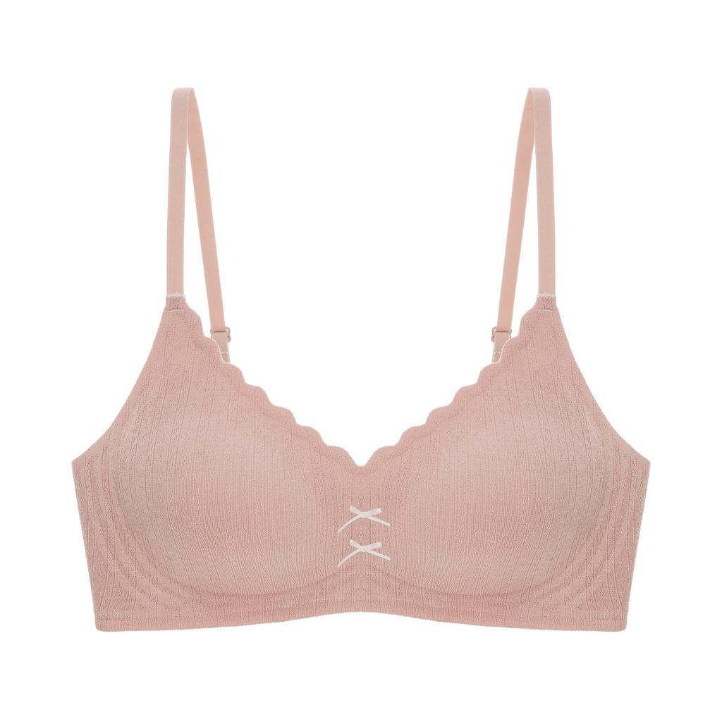 Pastoral Small Floral Display Large Collection of Secondary Breasts Anti-sagging No Steel Ring Sexy Seamless Bra Cover