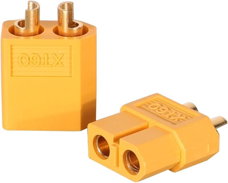 GTIWUNG 1 Stück XT60 Stecker-Buchse Kabel 12AWG 50cm, 1 Paar XT60 Stecker, XT-60 Stecker und Buchse, XT60 Stecker und Buchse Kugel