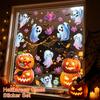 Halloween Glass Window Clings Set for Home Decor