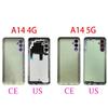 10PCS Back Glass Battery Cover Panel Replacement For Samsung Galaxy A14 4G 5G A145 Housing Chassis Core Rear Body Door