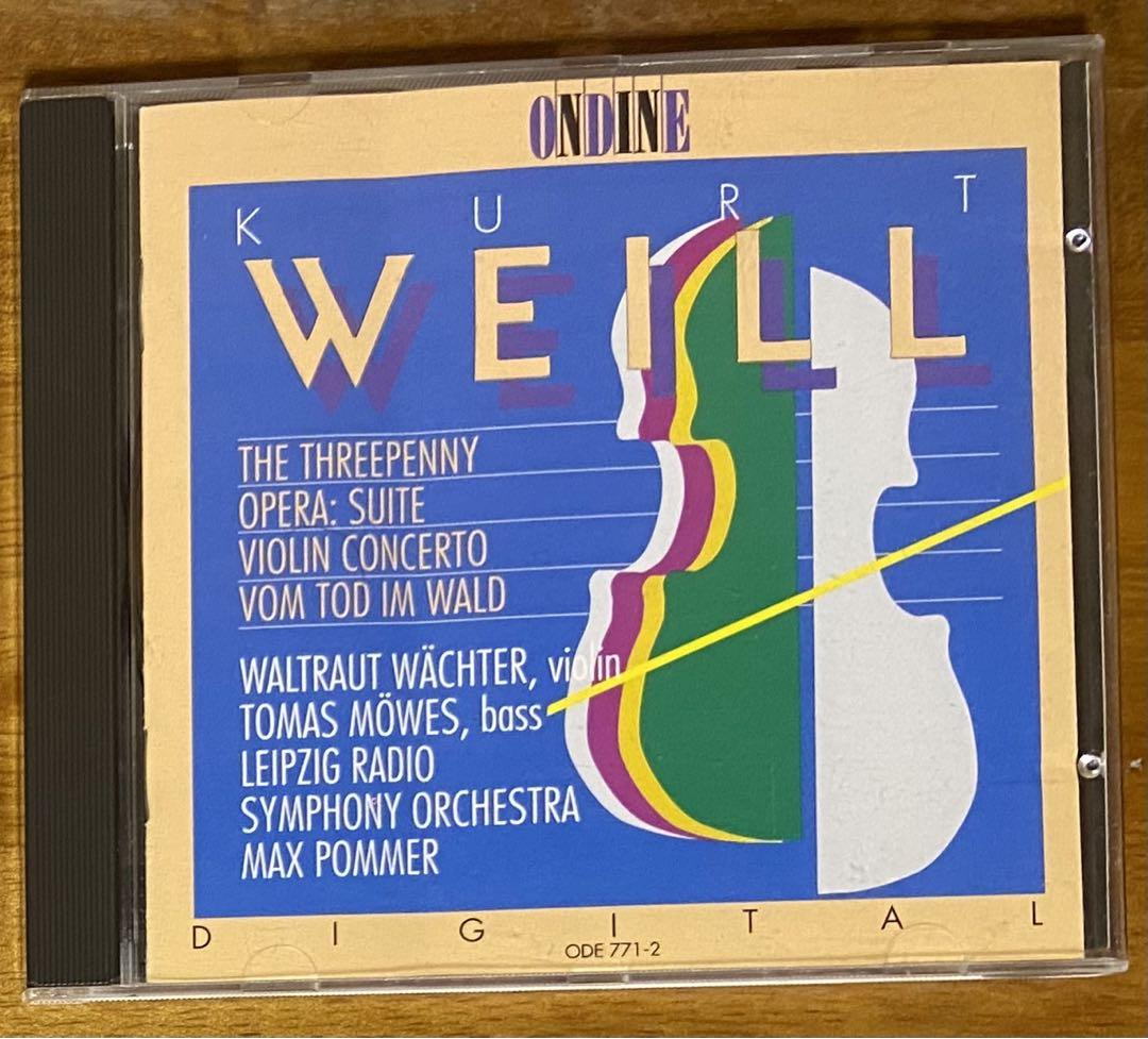 

[USED] Weill: Little Threepenny Music, Violin Concerto, etc.