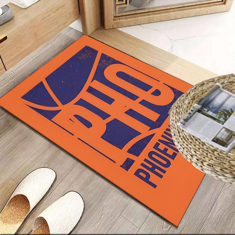 Phoenix Basketball Team Carpet, Kitchen Rugs, Yoga Mat, Non-Slip Mats, Rug for Bathroom, Living Room bedroom, Camping Rugs Christmas Gift
