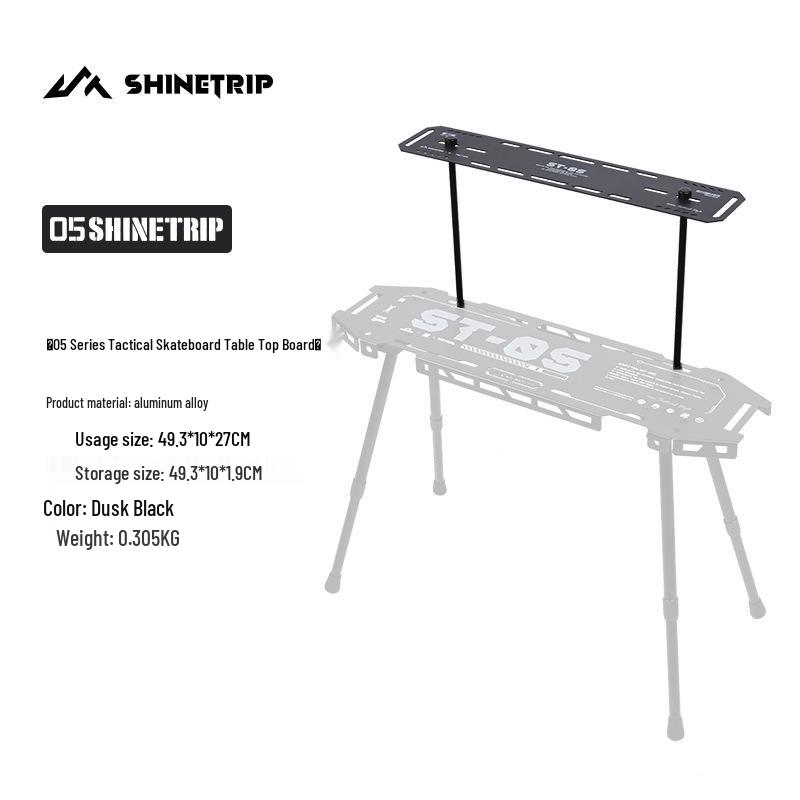 Mountain Fun Series 05 Expandable Tactical Camping Table: Portable, Folding, Storage-Ready, Aluminum Alloy.