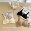 1191 Elegant Ode To the Front Buckle and Gather with One Buckle. Comfortable Bra, Skin-friendly and Seamless, Small Breasts Gather Underwear Women