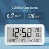 Smart Rechargeable LCD Alarm Clock with Temperature & Humidity