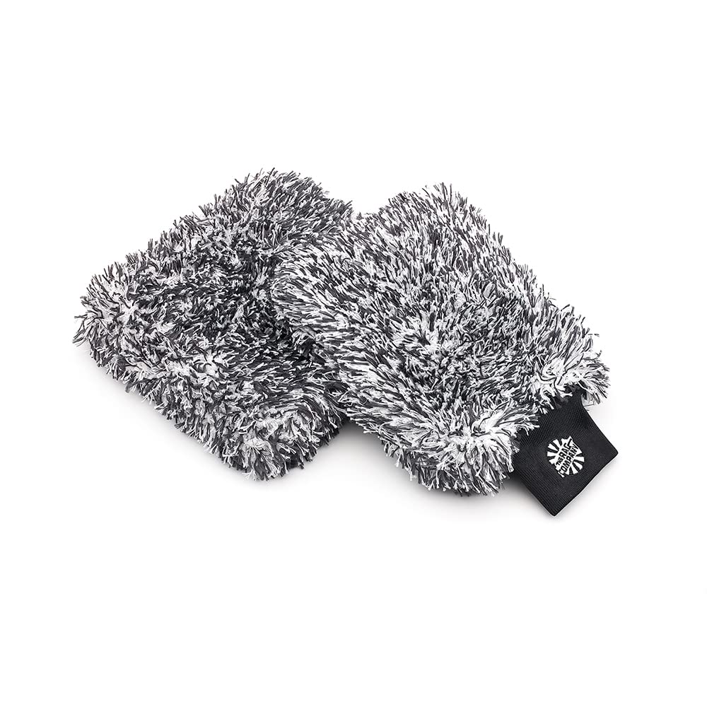The Rag Company Cyclone Ultra Wash Mitt Wash Pad Combo Pack 20cm x 22cm Pad 25cm x & (Mitt / 25cm)