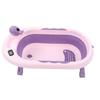 Baby Temperature Sensing Bathtub Foldable Thicked Sitting Lying Bath Bucket with Drain Hole L