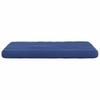 Seat Cushion Set 4 Pcs Police Blue 40 X 40 X 3 Cm Velvet