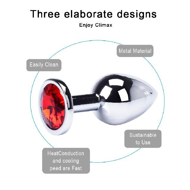 Sex Vibrator Metal Anal Toys For Women Adult Sex Products Men Butt Plug Stainles Steel Anal Plug Sex-toy Anal DildoToys 7