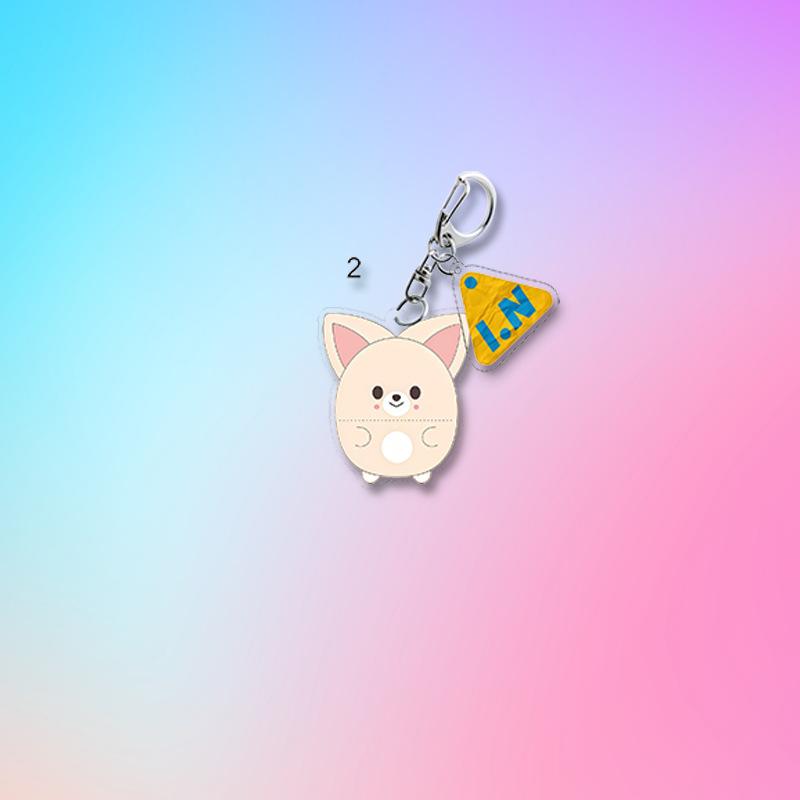 8pcs Stray Kids Acrylic Keychain with Member Name Charm, Cute Chubby Characters Bag Pendant, STAY Fans Kpop Accessory