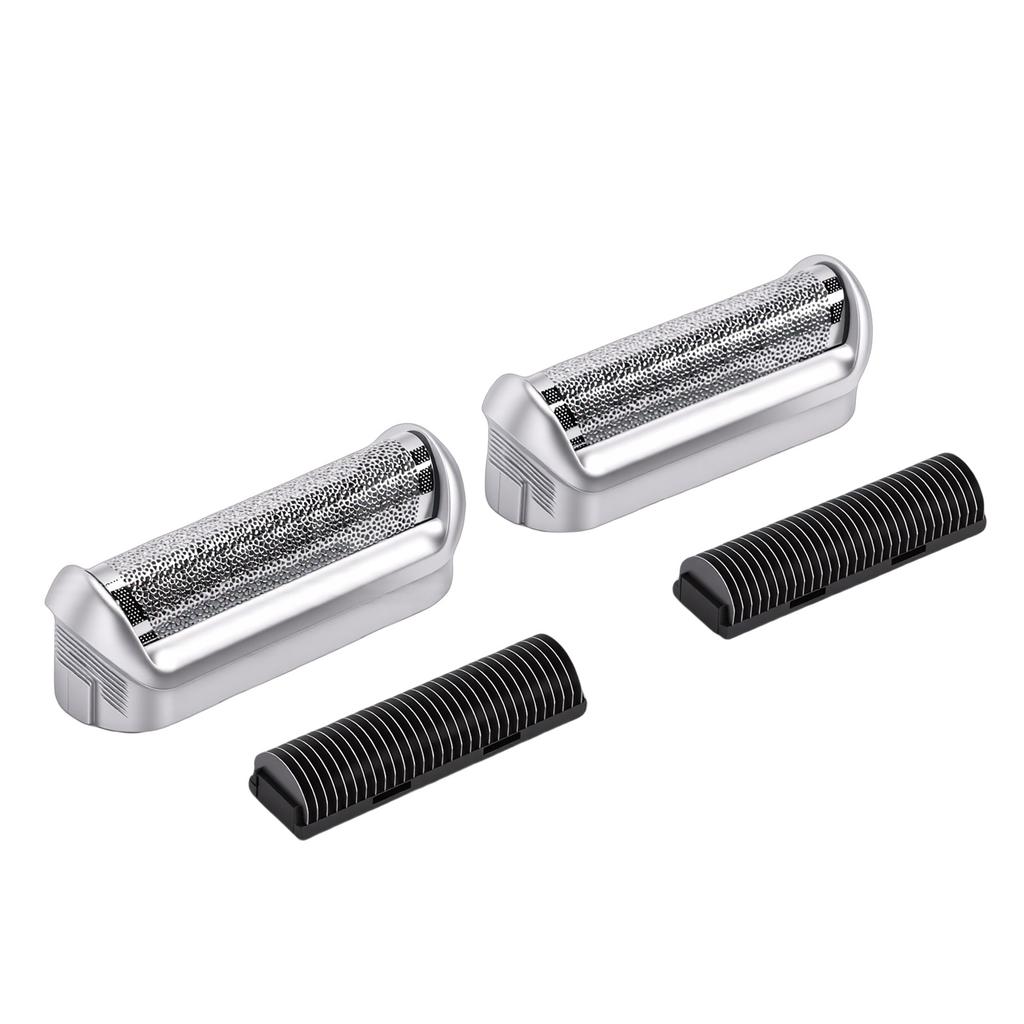 Foil Cutter Head Replacement for 5S M90 P50 555 370 Series Electric Shaving Tool Ultra Thin Foil and Cutter Parts 2pcs
