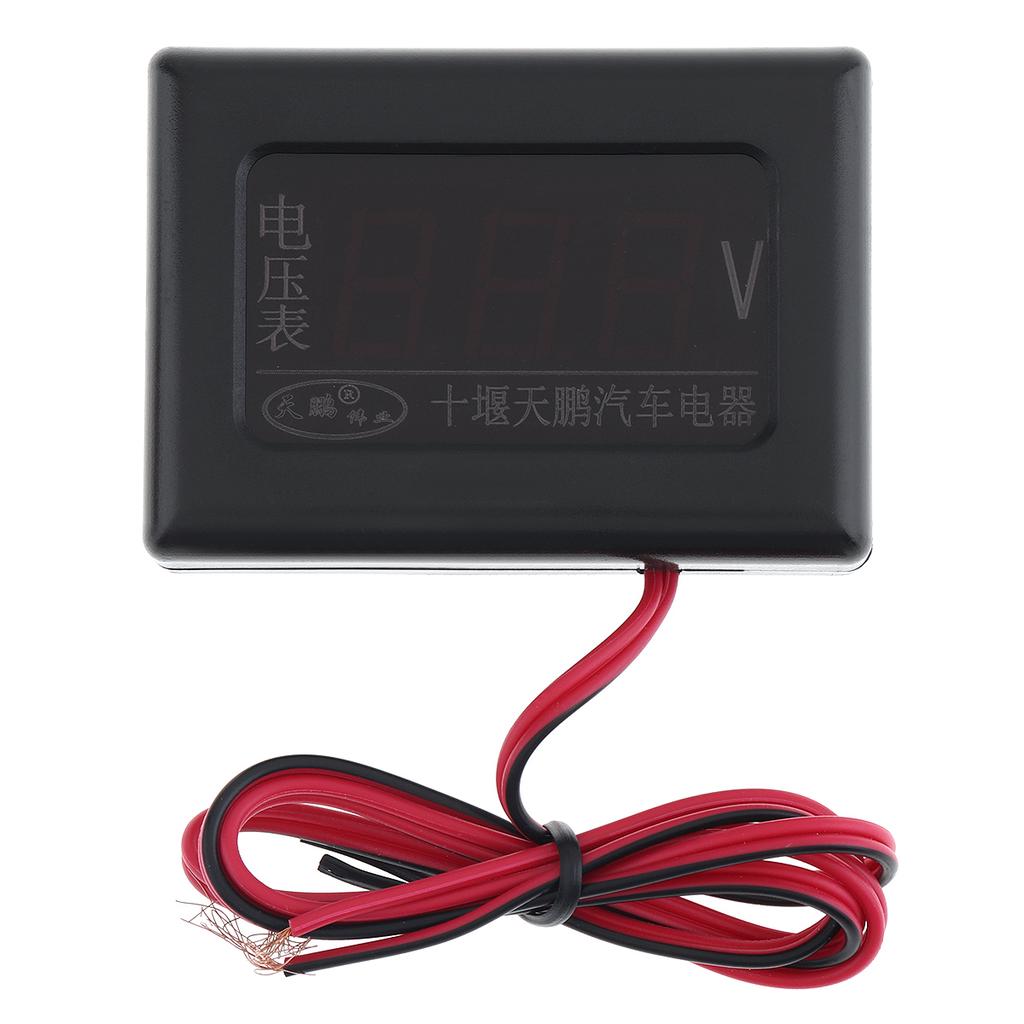 Langlebiges Universelles 12V Digitalanzeige Anti-Vibrations Auto-Voltmeter
