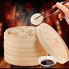 Bamboo Steamer Home Wooden Bamboo Steamer With Lid Fish Rice Vegetable Snack Storage Basket Kitchen Cooking Tools