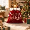 50x70cm Large Size Santa Claus Gift Bag Velvet Drawstring Bag  Decoration Supplies