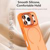 For iPhone 17 Pro Case Compatible with MagSafe Skin-touch PC + TPU Phone Cover with Foldable Kickstand