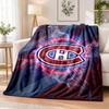 Montreal Canadiens Printed Flannel Blanket Warm Comfort Bed Throw For Indoor Home Decoration