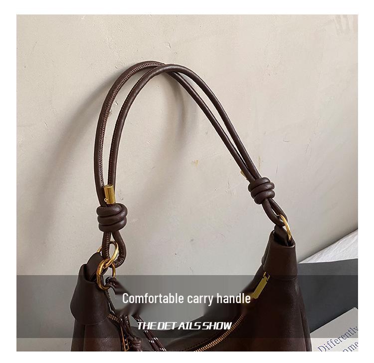 Women's Retro Crossbody Tote Bag (2025) – Large Capacity, Commuter, Single-Shoulder Design