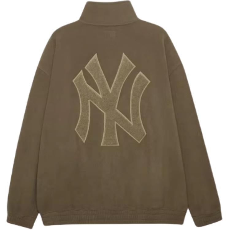 New Era MLB New York Yankees Craft Reconstruction Series Solid Color Brand Logo Loose Fit Stand Collar Versatile Casual Jacket Unisex Jackets 14450466