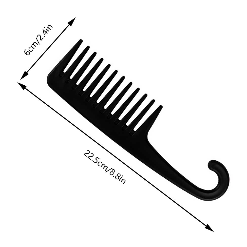 1PCS Large Wide Tooth Comb Handle Detangling Reduce Hair Loss Comb Pro Hairdress Salon Dyeing Styling Brush Tools