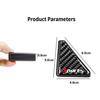 2x Carbon Fiber Car Door Corner Cover Protector Anti Scratch Sticker Accessories