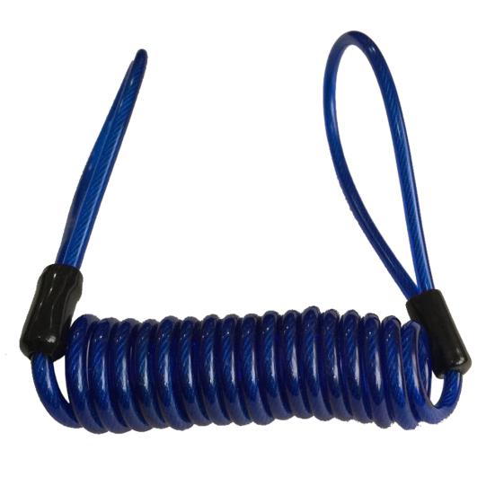 120cm Motorcycle Motorbike Safety Disc Brake Lock Spring Reminder Cable Coil