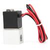 Quick Response Solenoid Valve Water Air Oil 2Position 2Way Aluminum Alloy Body Valve DC12VG14in