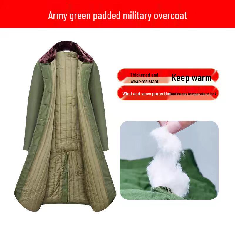 Thickened Winter Military Parka One Size