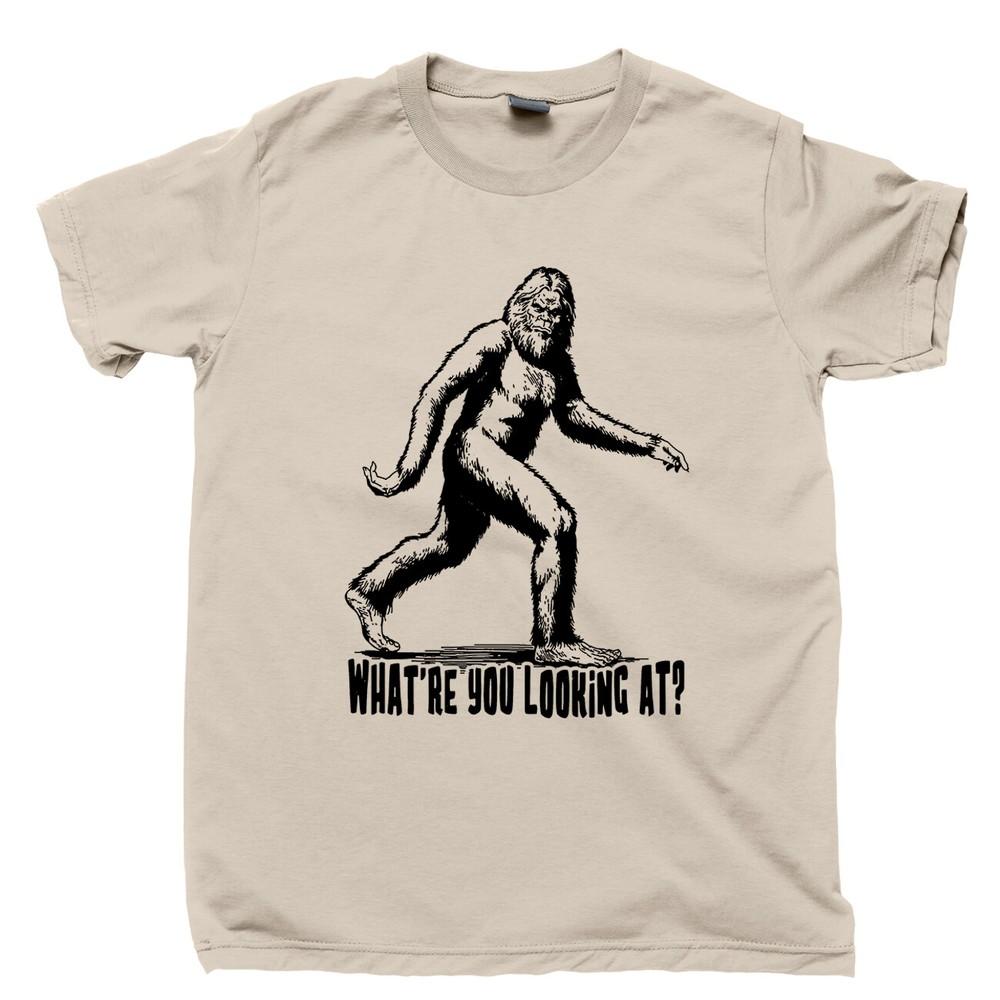 

Big Foot T Shirt Believe Yeti Sasquatch UFO Aliens Sightings Hiking Camping Tee 4XL
