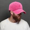 Vintage Cotton Baseball Cap Breathable Outdoor Sun Hat Solid Color Solid Color Baseball Cap for Activities Camping Picnic Hiking