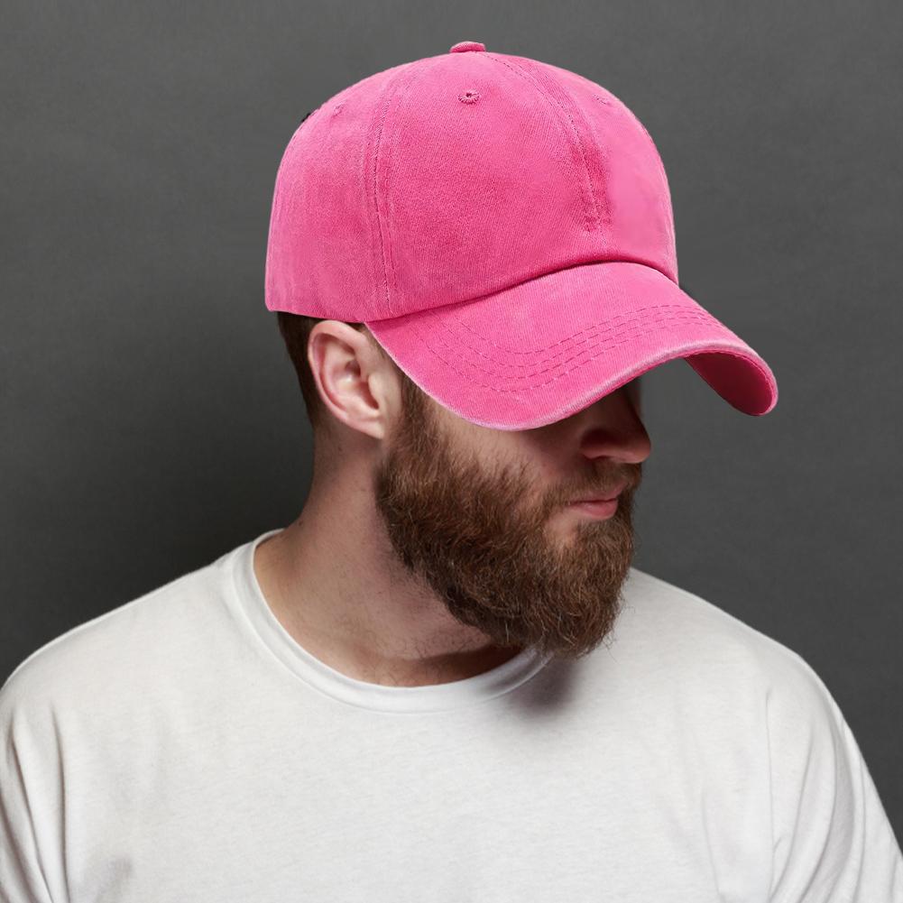 Vintage Cotton Baseball Cap Breathable Outdoor Sun Hat Solid Color Solid Color Baseball Cap for Activities Camping Picnic Hiking