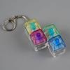 4 styles Tetris Fingertip Press Decompression Creative Luminous Keyboard Keychains Pendant Toy