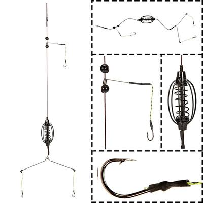Accessori per la pesca alla carpa Gabbia per esche Alimentatore per pesca alla carpa Stile classico primaverile
