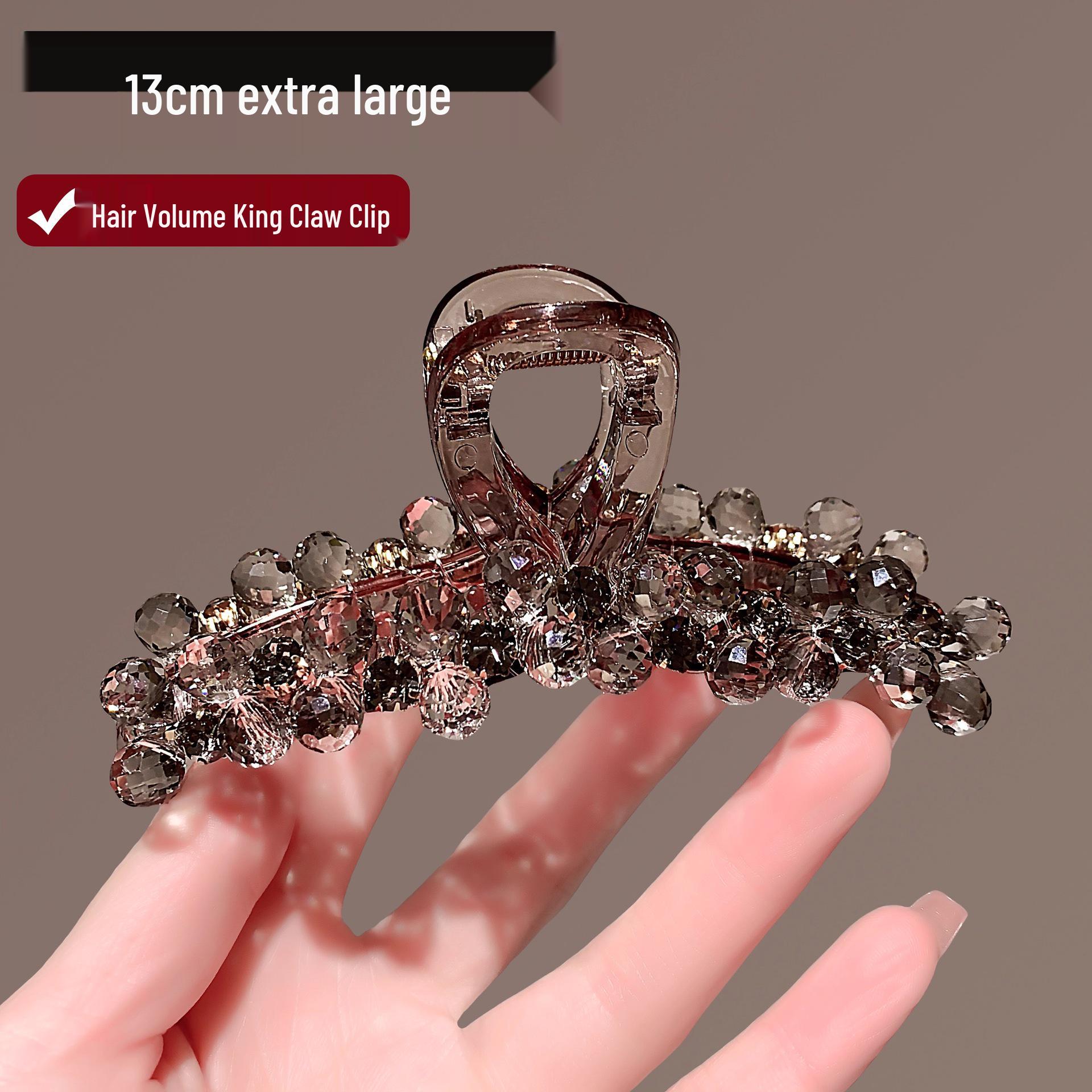 

Шикарный кристальный зажим-краб 2025: Роскошная заколка для женской высокой прически