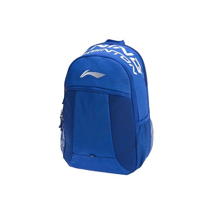 Li Ning Sports Multifunctional Polyester Badminton Racket Backpack Unisex Backpack Blue ABSQ396-2 Blue