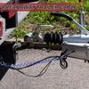 PATIKIL 5ft Brake Release Trailer Cable Trailer Brake Release Cable Safety Cable Strap Spring