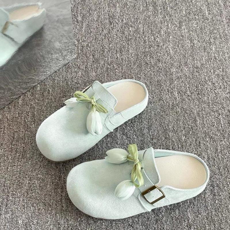 

Versatile women s new summer with skirt bag head half slippers women s casual shoes 40