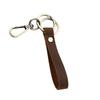 Genuine Leather Keychain for Business Professionals Portable Sturdy Keyring with Various Color for Everyday Use