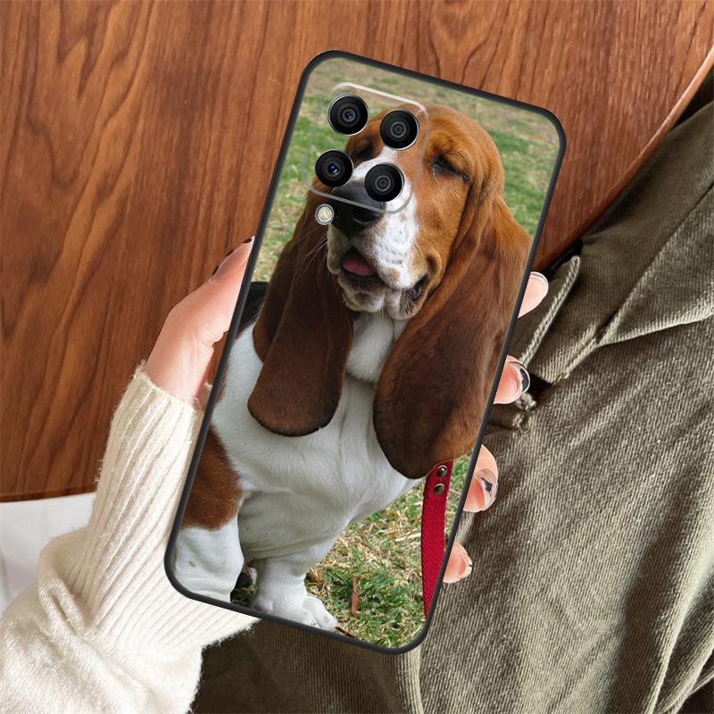 Basset Hound Dog Case For Samsung Galaxy M11 M21 M31 M35 M12 M13 M14 M15 M16 M36 M56 M53 M32 M52 M55 M34 M54