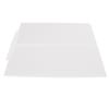Silicone Dish Drying Mat 485x405mm Heat Resistant Non Slip Kitchen Counter Drain Pad for Home White