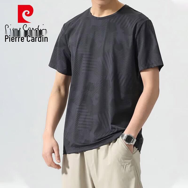 Pierre Cardin Men s Ice Silk Short Sleeve T-Shirt 5XL