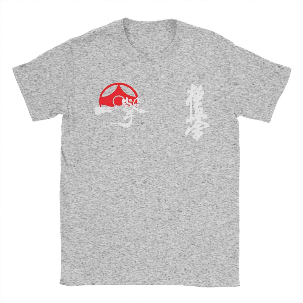 Men TShirt ichigeki kyokushin karate TShirts Fashion  Summer Tees Y2K Basic Cotton Clothing Gift
