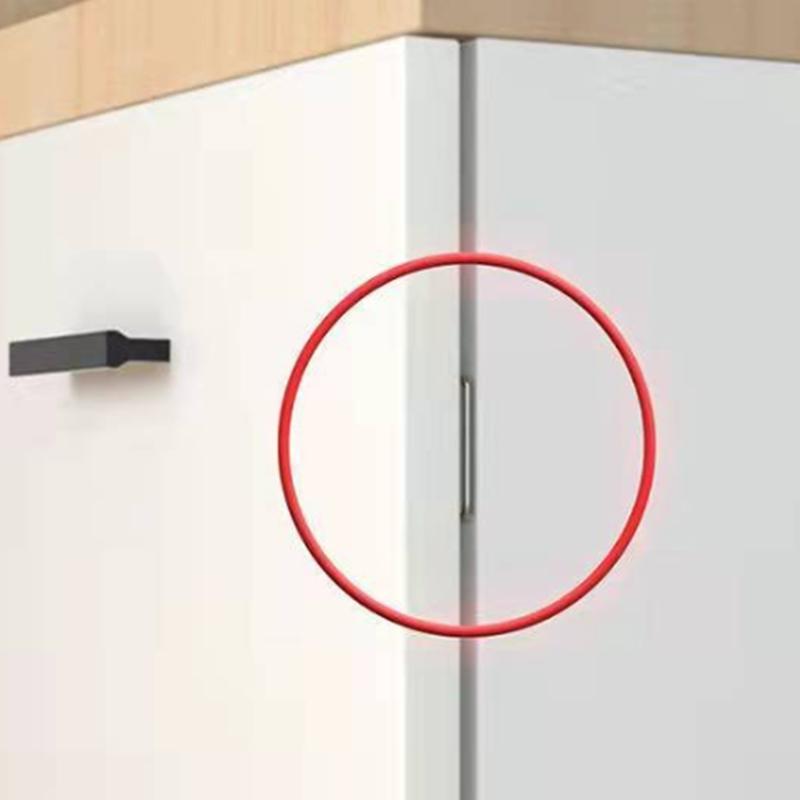 2pcs Magnetic Door Catch Latch -Invisible Strong Adhesion, Drill-Free Mount, Seamless Release- Ideal for Cabinets, Sliding Doors