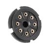 Multipurpose 8Pin Bakelite Tube Base Secure Easy Installation for Sound Equipment Projects