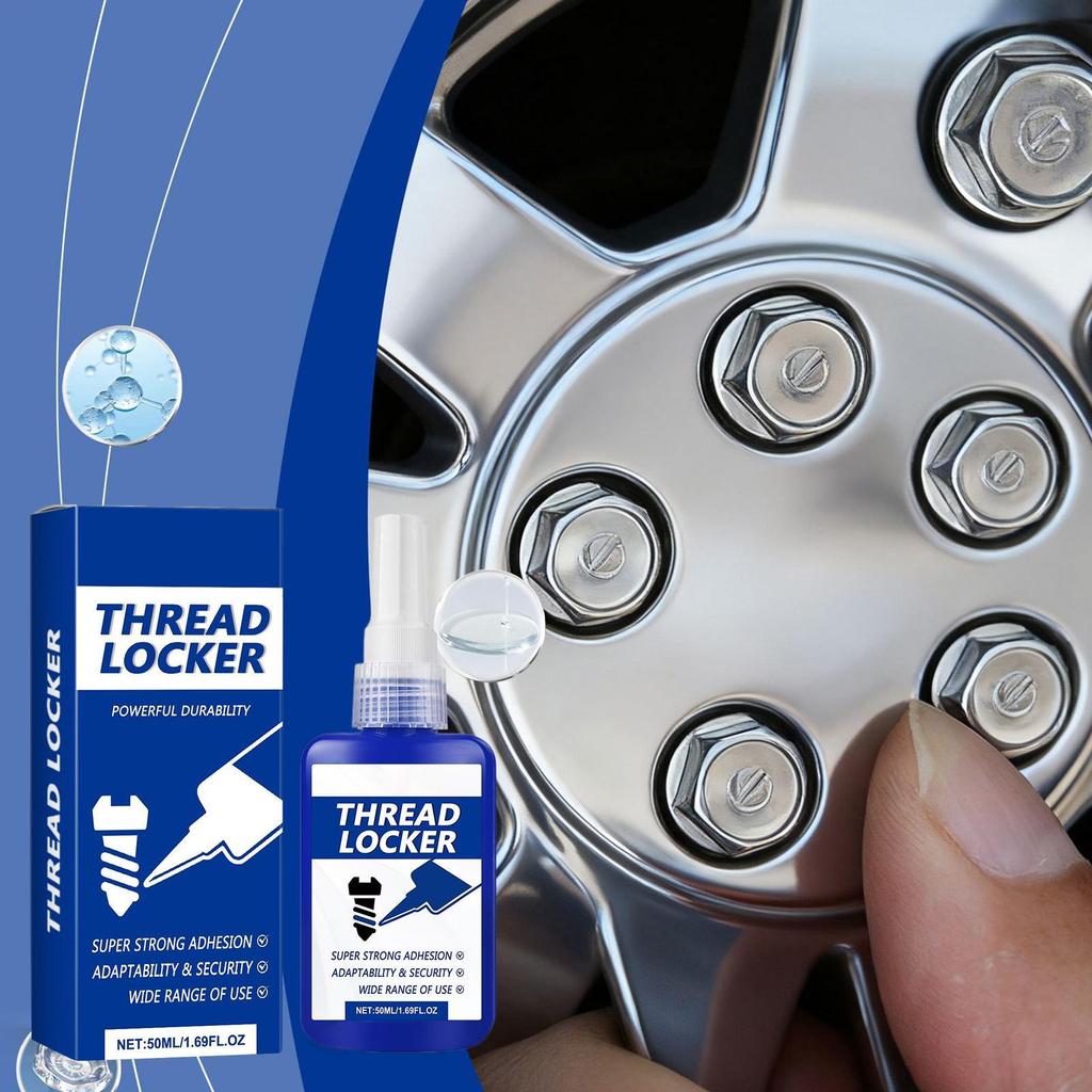 Lock Tight Threadlocker 50Ml Removable Threadlocker Metal Glue Waterproof Removable Sealant Adhesive for Repair Industrial