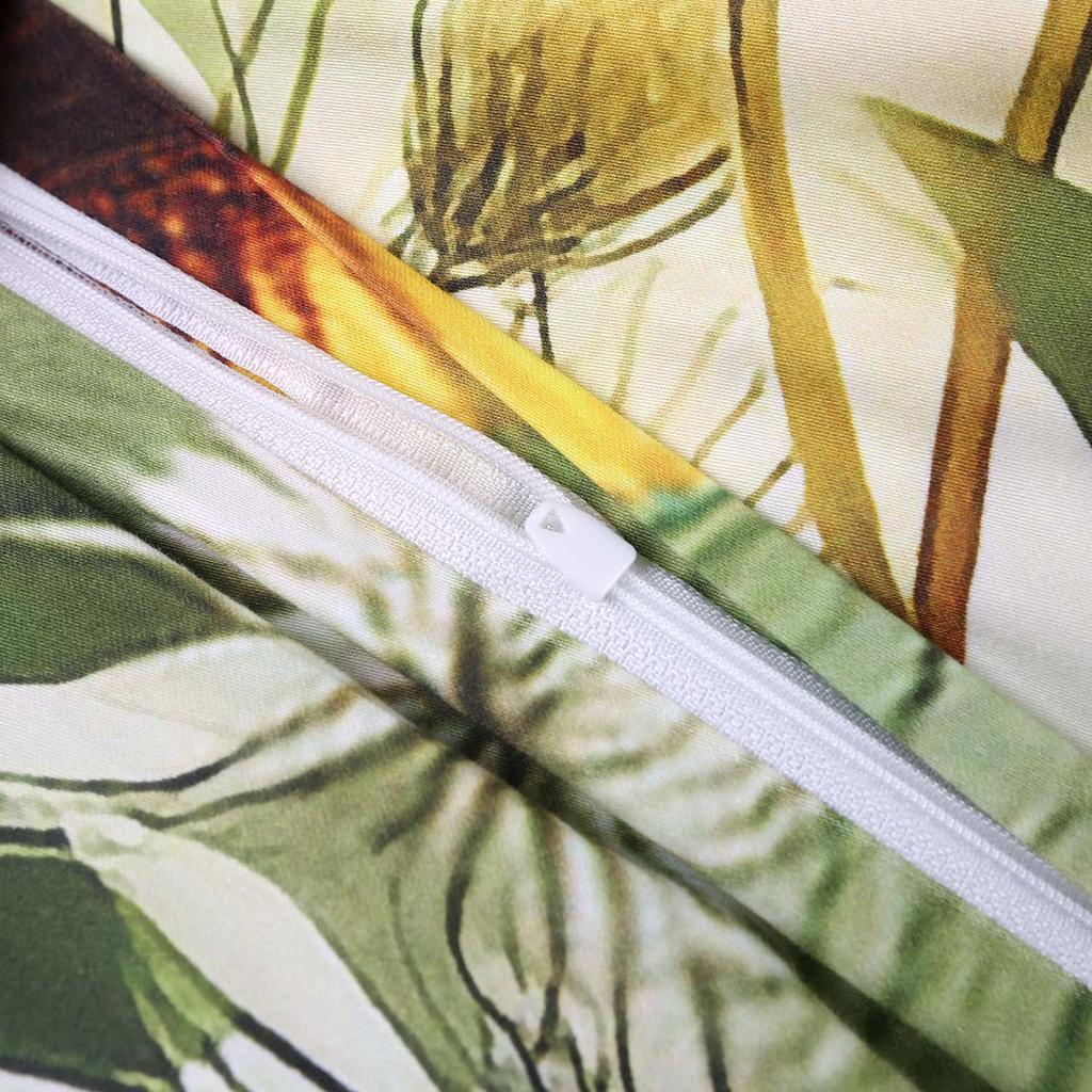 Bedding Set 180x200 SATIN COTTON Digital Print Flowers Sunflowers