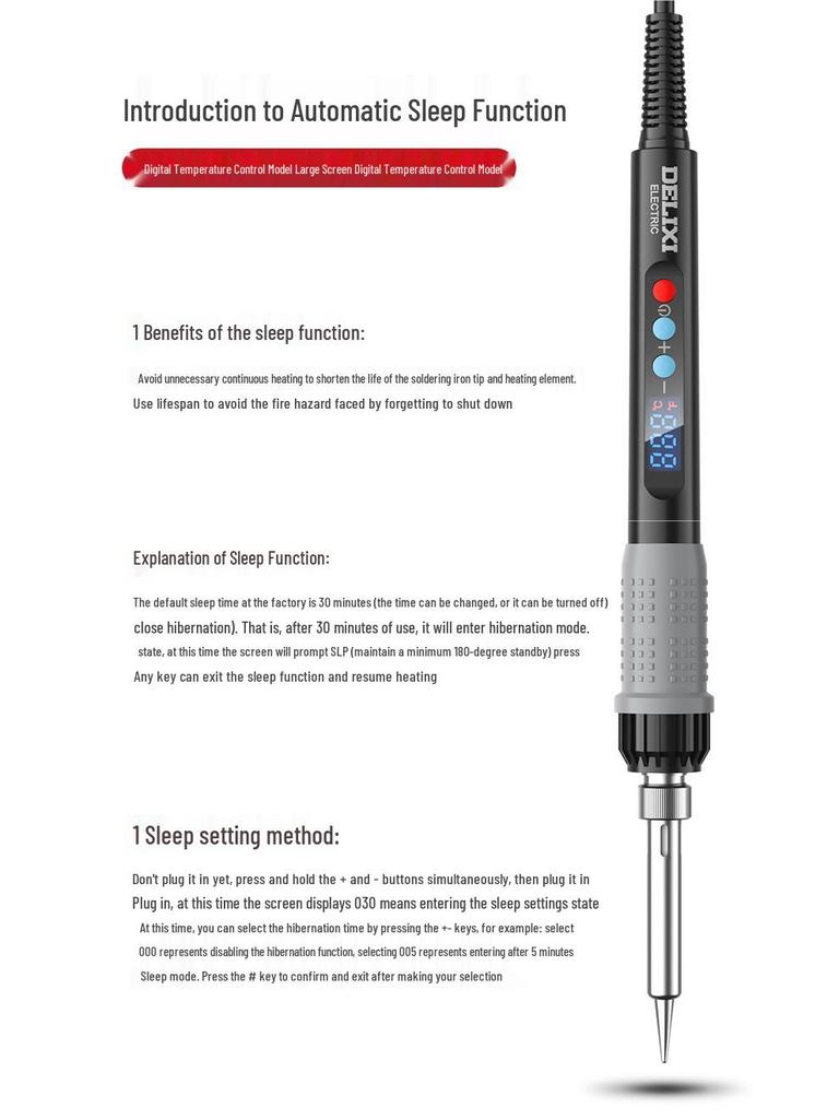 Delixi Electric Soldering Pen: Compact Household Repair Tool and Welding Artifact