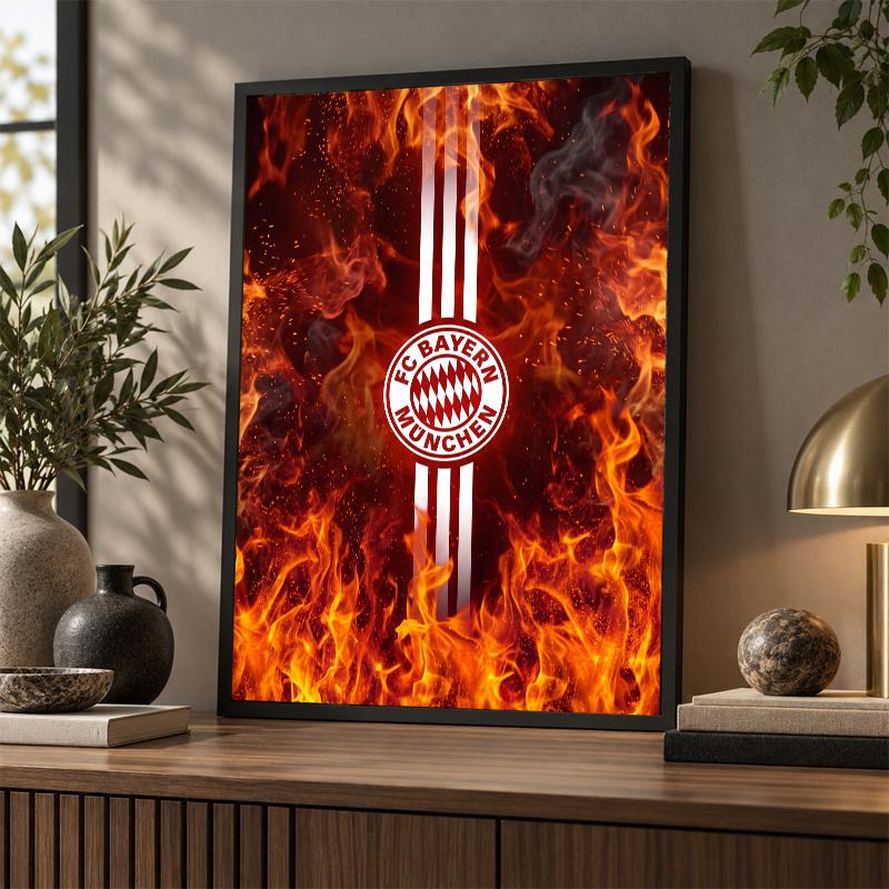 Bayern Munich Diamond Painting Kit 5D Full Drill DIY Diamond Mosaic Wall Art Home Decor
