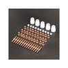 60Pcs Cutter Consumables Extended Ni Tips Electrode Gas Ring and Porcelain Shiled Cups for  Inverter Plasma Cutter Torch PT31