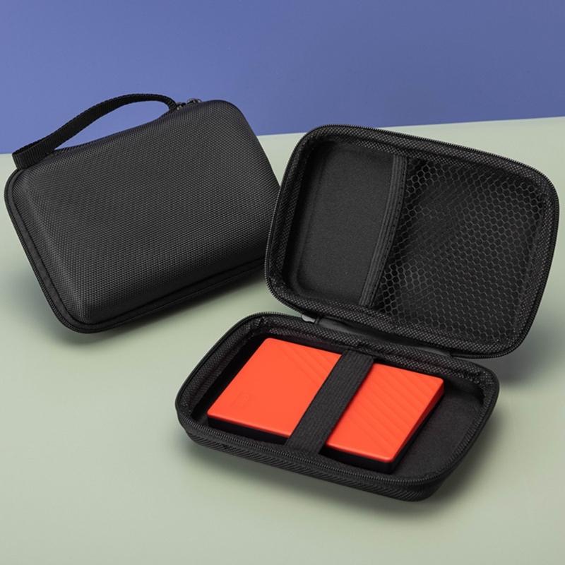 Handheld Game Console EVA Bag Scratchproof Storage Box for R35S/R36S Protector Case with Mesh Pocket Travel Carry Pouch