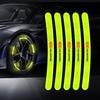 Fashion Car Wheel Hub Reflective Stickers Tire Rim Luminous Car Accessories For KIA Sportage Ceed Sorento Cerato Optima Picanto Rio Soul K3 K5